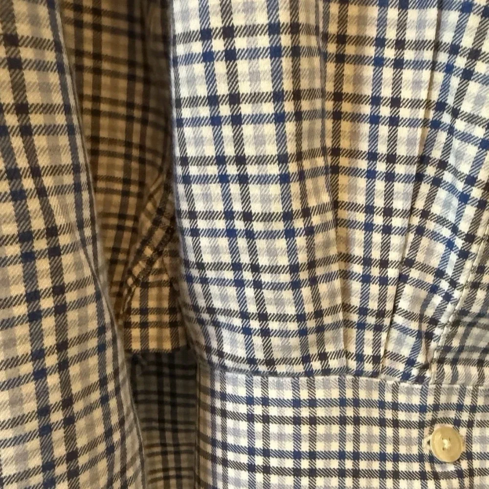 CHARLES TYRWHITT Men’s Cotton Blend Button Front Shirt-17/37 - Picture 4 of 5